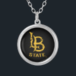 Collier État LB désorganisé<br><div class="desc">Check out these California State University Long Beach designs ! Show off your California State Pride with these new University products. These make the parfait poison for the long beach student, alumni, family, friend ou fan in your life. All of these Zazzle products are customizable with your name, class year,...</div>
