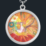 COLLIER FAIRY DES FLEURS<br><div class="desc">Whimsical, fée colorée et vibrante, peinture acrylique .(c) par Bulgan Lumini.</div>