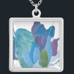 Collier Faux Indigo I<br><div class="desc">Floral</div>