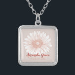 Collier Fleur Fille Daisy Personnalisé<br><div class="desc">Il en fait un cadeau parfait pour une fille aux fleurs. Envoyez-moi un courriel à JMR._Designs@yahoo.com si vous avez besoin d'aide ou si vous avez des demandes spéciales.</div>