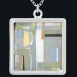 Collier Formes géométriques Abstraites colorées<br><div class="desc">Originaire de Norman Wyatt,  cette impression présente des formes géométriques abstraites et colorées qui se chevauchent. Pièce très avant-gardiste,  elle explose en couleur et en activité. Si vous aimez l'art expressionniste alors c'est l'impression pour vous!</div>