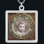 Collier FRUITS DE RENAISSANCE FLORENTINE, Ruby MODÈLE PHOT<br><div class="desc">Elégant,  classique,  vibrant art Renaissance,  chef-d'oeuvre de Bottega della Robbia ( Florence - Italie ) en brun,  jaune,  vert,  bleu,  couleurs vives.</div>