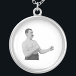 Collier Homme excessivement viril Meme<br><div class="desc">Au sujet de ce meme : Les "bandes dessinées de rage" sont une collection toujours croissante de bandes dessinées qui prolifèrent les sites Web produits par contenu d'utilisateur tels que le reddit, le 4chan, et les 9gag, notamment, qui se composent d'un ensemble de base de caractères fondamentaux idiots et drôles,...</div>