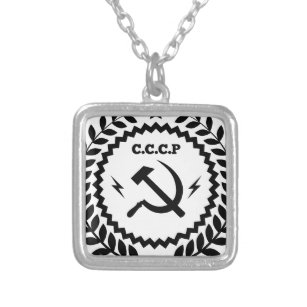 Collier Insigne communiste de faucille de marteau de CCCP