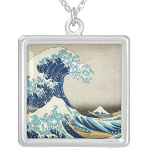 Collier Katsushika Hokusai - La Grande vague au large de K