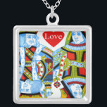 Collier King Queen Hearts Love Jewelry<br><div class="desc">King Queen Hearts Love Jewelry</div>