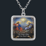 Collier La Trinité Carlo Dolci<br><div class="desc">La Trinité en gloire (1640) par Carlo Dolci Dieu le père, Jésus le fils et le Saint-Esprit</div>