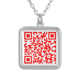 Collier Le carte de visite moderne de code de QR