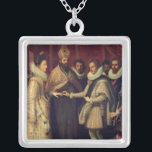 Collier Le mariage de Catherine de Medici<br><div class="desc">Le mariage de Catherine de Medici | par emplacement d'art de Jacopo Chimenti Empoli | : Della Petraia,  nombre de villa de collection italien d'image de l'artiste | de Florence,  Italie | : XIR165574</div>