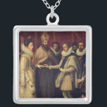 Collier Le mariage de Catherine de Medici<br><div class="desc">Le mariage de Catherine de Medici | par emplacement d'art de Jacopo Chimenti Empoli | : Della Petraia,  nombre de villa de collection italien d'image de l'artiste | de Florence,  Italie | : XIR165574</div>