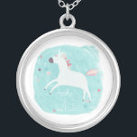 Collier Magic Unicorn Squad - Faites un voeu<br><div class="desc">Magic Unicorn Squad II par Juin Erica Vess. Comprend une licorne contre un arrière - plan pastel.</div>