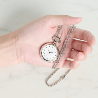 Collier Matellic Argent Montre pour les cadeaux de