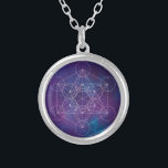 Collier métatrone<br><div class="desc">métatron, géométrie sacrée, zen, chakra, reiki, chute, magnétisme, ciel, étoile, cosmos, galaxie</div>