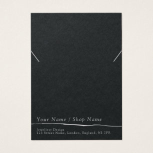 Collier minimal moderne ou carte d'affichage brace