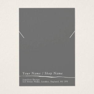 Collier minimal moderne ou carte d'affichage brace