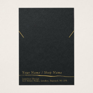 Collier minimal moderne ou carte d'affichage brace