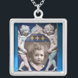 Collier Modèle photo FLORENCE RENAISSANCE PETITES ANGES<br><div class="desc">Chef-d'oeuvre florentin italien élégant et classique de Bottega della Robbia ( Florence - Italie ).</div>
