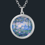 Collier Monet : Water Lys 1919, célèbre peinture,<br><div class="desc">Claude Monet : Water Lilies Red,  1919,  beau tableau d'art</div>