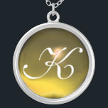 COLLIER MONOGRAMME EN PIERRE DE GEM DE TOPAZ JAUNE MAGIQUE<br><div class="desc">Design élégant et unique avec pierres précieuses. Modélisation et rendu en 3D Studio Max par Bulgan Lumini .Part de la série Hyper Talismans.</div>