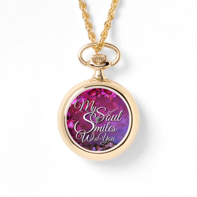 Collier Montre Photo de la Saint-Valentin Collier  (Recto)