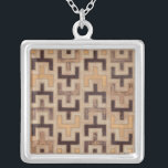 Collier Motif décoratif africain en tissu boueux<br><div class="desc">Motif décoratif africain en tissu de boue par Norman Wyatt Jr. aux formes géométriques qui semblent s'accorder. Les fans de Tetris ou de formes géométriques devraient faire cet achat aujourd'hui!</div>