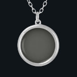 Collier olive noire (couleur solide)<br><div class="desc">olive noire (couleur solide)</div>
