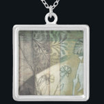 Collier Panneau de jardin avec Feuilles, fleurs et herbe<br><div class="desc">Un agréable panneau de jardin avec des feuilles,  des fleurs et de l'herbe dans un croquis abstrait. Le mélange des couleurs attire l'oeil,  avec beaucoup de choses dans le tableau. Un bon début de conversation qui pourrait trouver un endroit de bienvenue sur votre mur !</div>