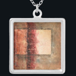Collier Paysage rouge Abstrait<br><div class="desc">Ethan Harper a peint ce magnifique paysage rouge abstrait. Une incrustation rectangulaire crée une partie plus légère de la pièce. Un morceau très sanguin, commandez votre exemplaire aujourd'hui !</div>