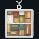 Collier Peinture à quatre panneaux par Jennifer Goldberger<br><div class="desc">Donnez le cadeau de quatre tableaux en un avec cette pièce de Jennifer Goldberger. Ce tableau lambrissé dégage de la chaleur grâce aux couleurs utilisées et à la variété simple des changements subtils. Un grand morceau à accrocher sur votre mur !</div>