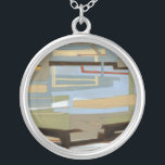Collier Peinture de la liberté d'expression moderne par No<br><div class="desc">Peinture moderne et libre d'expression de Norman Wyatt Jr,  il présente des lignes qui se bloquent et forment des liens étroits de couleur. Parfait comme un achat personnel ou comme un cadeau pour quelqu'un qui aime la liberté d'expression peintures.</div>