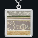 Collier Peinture Motif Tribale contemporaine<br><div class="desc">Un tableau motif tribal contemporain qui mélange le béton avec l'abstrait. Couleur de plusieurs panneaux à côté de l'autre,  racontant une histoire complexe. Cela ferait un grand cadeau à un être cher!</div>