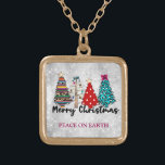 Collier Plaqué Or 3 arbres<br><div class="desc">a</div>