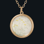 Collier Plaqué Or Aimer vintage aquarelle<br><div class="desc">Valentines Jour élégance simple</div>