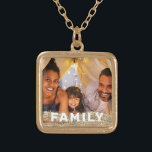 Collier Plaqué Or *~* AP42 FAMILLE Photo Parties scintillant Or<br><div class="desc">CARRÉ GOLD NECKLACE - PARTIES SCINTILLANT et lettres bloc blanc (ID de recherche AP42 pour des conceptions similaires sur divers produits ) * Énergétiquement Amélioré souvenir Garde mémoire famille. Téléchargez votre photo de famille. En ce moment, le texte dit "FAMILLE" Une zone de texte est disponible. Personnaliser Customiser la couleur...</div>