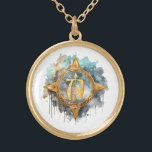 Collier Plaqué Or *~*AP87 RUNE d'art nordique VIKING Inspiré Ancien<br><div class="desc">(Recherchez AP87 pour des objets Viking ou AP40 pour des objets similaires ) - NECKLACE. L'image est grande, alors n'hésitez pas à TRANSFÉRER vers n'importe quel produit ZAZZLE que vous choisissez. BIJOUX AVEC INTENTION (R) - créez votre propre intention. Utilisez cet art cool créatif artistique moderne mais vintage belle âme...</div>