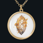 Collier Plaqué Or *~* Artsy nordique RUNE AP87 VIKING Inspiré Ancien<br><div class="desc">(Recherchez AP87 pour des objets Viking ou AP40 pour des objets similaires ) - NECKLACE. L'image est grande, alors n'hésitez pas à TRANSFÉRER vers n'importe quel produit ZAZZLE que vous choisissez. BIJOUX AVEC INTENTION (R) - créez votre propre intention. Utilisez cet art cool créatif artistique moderne mais vintage belle âme...</div>