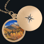 Collier Plaqué Or Automne dans le Colorado<br><div class="desc">Belles couleurs de l'automne au Colorado.</div>