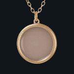 Collier Plaqué Or Castor (couleur solide)<br><div class="desc">Castor (couleur solide)</div>