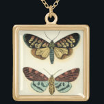 Collier Plaqué Or Collection Papillons par Chariklia Zarris<br><div class="desc">Ce tableau de Chariklia Zarris est un rêve de lépidoptères ! Impression étonnamment détaillée d'une collection de papillons,  cette pièce est étonnante dans son utilisation de la couleur. Obtenez votre copie aujourd'hui !</div>