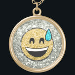 Collier Plaqué Or *~* Gold Emoji AP41 Sweat Sweat Smile<br><div class="desc">(ID de recherche AP41 pour Emoji et id AP40 pour bijoux en citron modèles similaires sur divers produits ) EMOJI VISAGE DE GRANDISSEMENT EN COULEUR AVEC UNE PLAQUE DE SUEAT EMOJI * Énergétiquement Amélioré contemporain drôle tendance moderne moderne mignon visage de GRANDISSEMENT doux avec UNE BEAD EMOJI design avec une...</div>
