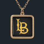 Collier Plaqué Or Logo de Long Beach State<br><div class="desc">Découvrez ces modèles de la California State University Long Beach ! Montrez votre California State Pride avec ces nouveaux produits University. Ils font les cadeaux parfaits pour l'étudiant, les anciens élèves, la famille, l'ami ou le fan de Long Beach dans votre vie. Tous ces produits Zazzle sont personnalisables avec votre...</div>