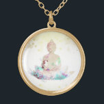 Collier Plaqué Or *~* Pêcher Bouddha Aqua AP33 Lotus Floral<br><div class="desc">( ID de recherche AP33 pour des designs similaires ) Boho Zen Aquarelle Abstraite simple et minimale avec zones OR. Il y a des options dans la forme et les couleurs de placage en métal en Plaque d'argent et en Plaque d'or. * Garland bohème rehaussé d'énergie / Bouquet Floral /...</div>