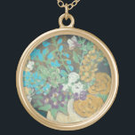 Collier Plaqué Or Printemps riche II<br><div class="desc">Floral</div>