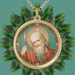 Collier Plaqué Or Saint Thomas l'Apôtre (JMAS 12)<br><div class="desc">Saint Thomas l'Apôtre, aussi appelé Didymus (le "jumeau"), était l'un des Douze Apôtres de Jésus-Christ selon le Nouveau Testament. Après avoir d'abord douté de la Résurrection jusqu'à ce qu'il touche les blessures du Christ pour lui-même, saint Thomas a continué à évangéliser la Parthie, la Perse et l'Inde avec zèle missionnaire....</div>
