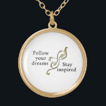 Collier Plaqué Or Suivez vos rêves - Bracelet inspirant pour Da<br><div class="desc">Embrassez votre voyage avec ce bracelet élégant gravé de l'expression habilitante : "Suivez vos rêves - Restez inspiré." Conçu pour inspirer et motiver, cet accessoire sert de rappel quotidien pour poursuivre vos passions et rester inébranlable dans vos aspirations. Que vous le donniez à un être cher ou que vous le...</div>