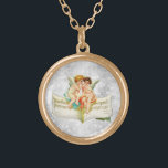 Collier Plaqué Or *~* Vintage AP40 Classic Angels Sheet Music<br><div class="desc">(ID de recherche AP40 pour des designs similaires) Transfert vers d'autres produits si vous le souhaitez. Vintage ROUND Gold NECKLACE avec l'art classique sucré de 2 anges assis sur la partition et chuchotant quelques observations. * Énergétiquement Amélioré Romantique Vintage rétro Antique Parties scintillant d'argent sur la fausse Parties scintillant diamant...</div>