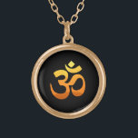 Collier Plaqué Or Yoga Om Mantra Symbole Asana Relax Fitness Lever d<br><div class="desc">Yoga Om Mantra Symbole Asana Relax Fitness Gold Sun Sunrise Méditation Jaune Orange Inspirationnel Elégant Collier Sunrise Round.</div>