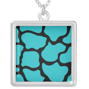 Collier Poster de animal turquoise