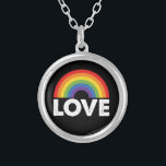 Collier Pride L'amour est amour L'égalité gay Rainbow LGBT<br><div class="desc">Pride L'amour est amour L'égalité gay Rainbow LGBTQ</div>