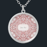 Collier rose floral<br><div class="desc">Beau collier rose floral</div>